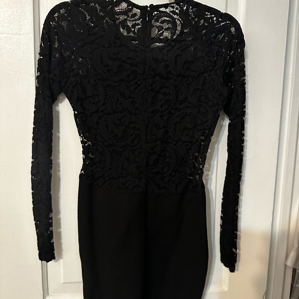 Elegant Black Lace Dress